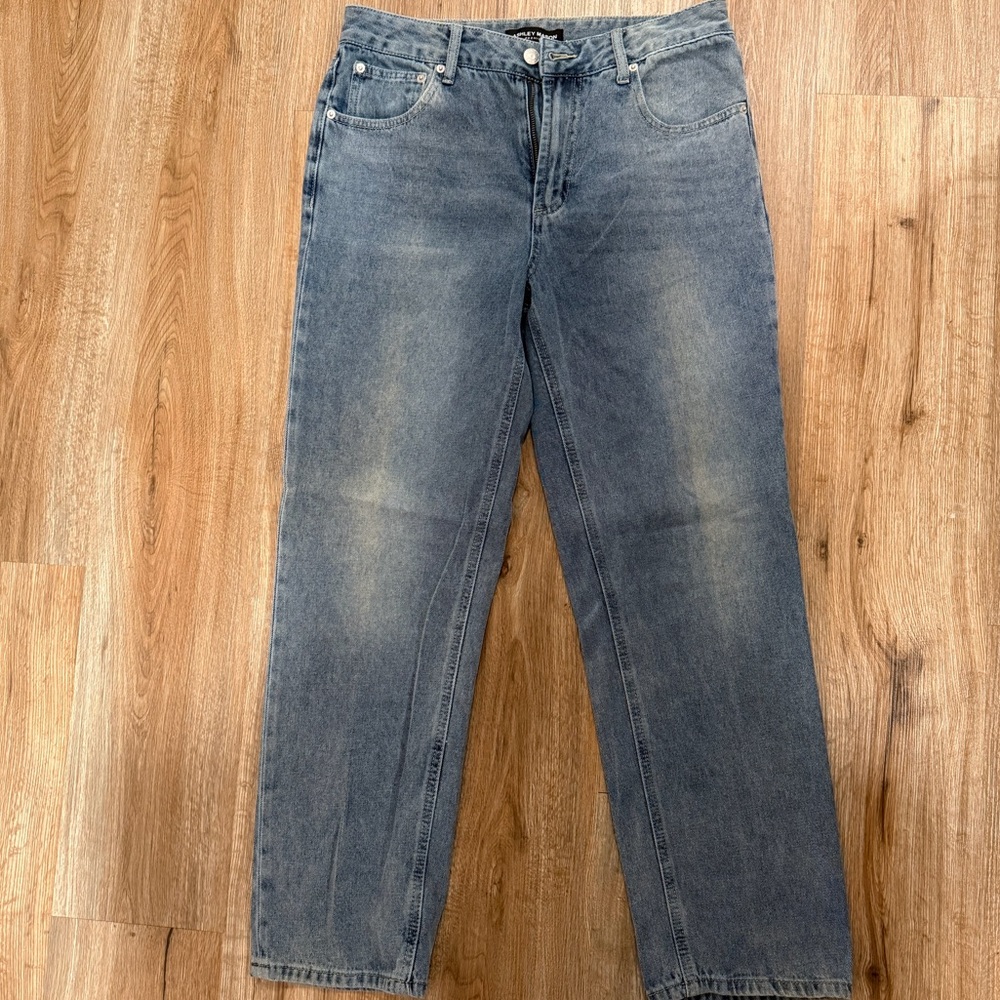 Ashley Mason Relaxed Fit Light Blue Jeans